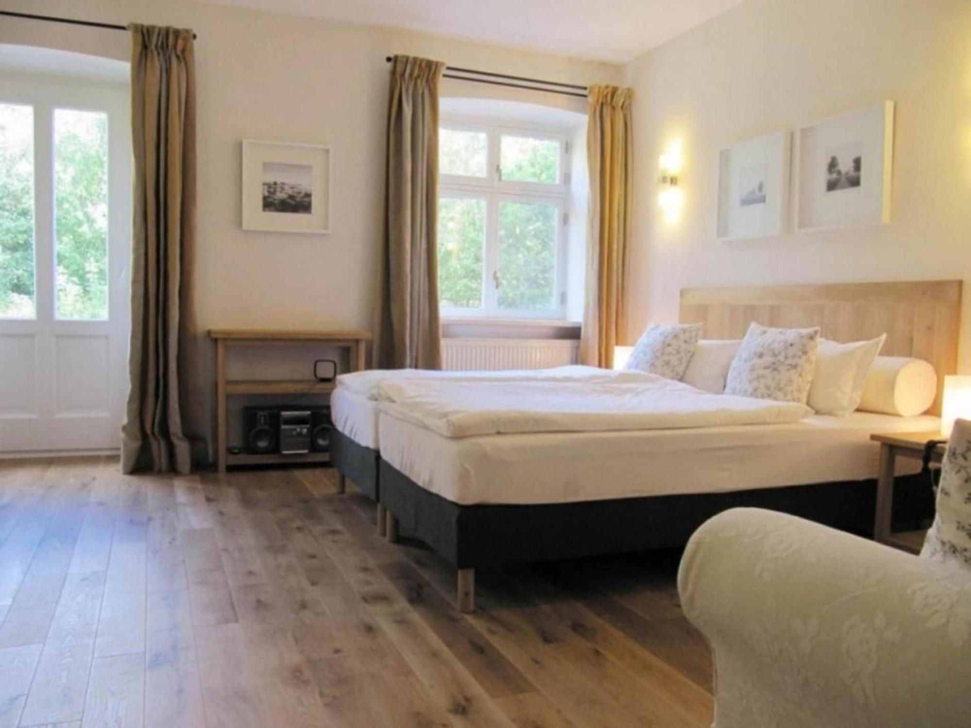 Apartment In Garz With Garden Bagian luar foto